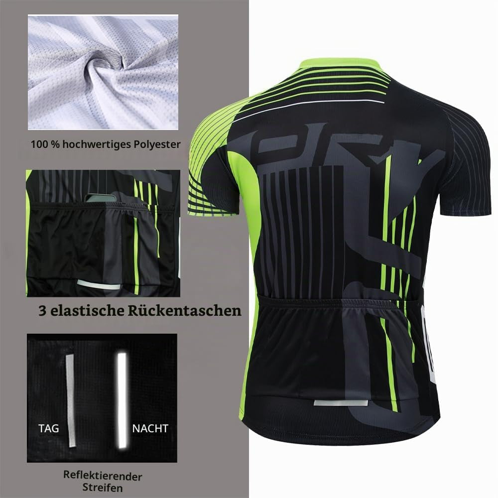 Men's Cycling Clothing Short Sleeve MTB Cycling Suits Cycling Shorts Cycling Jerseys with 3D Gel Padded Shorts