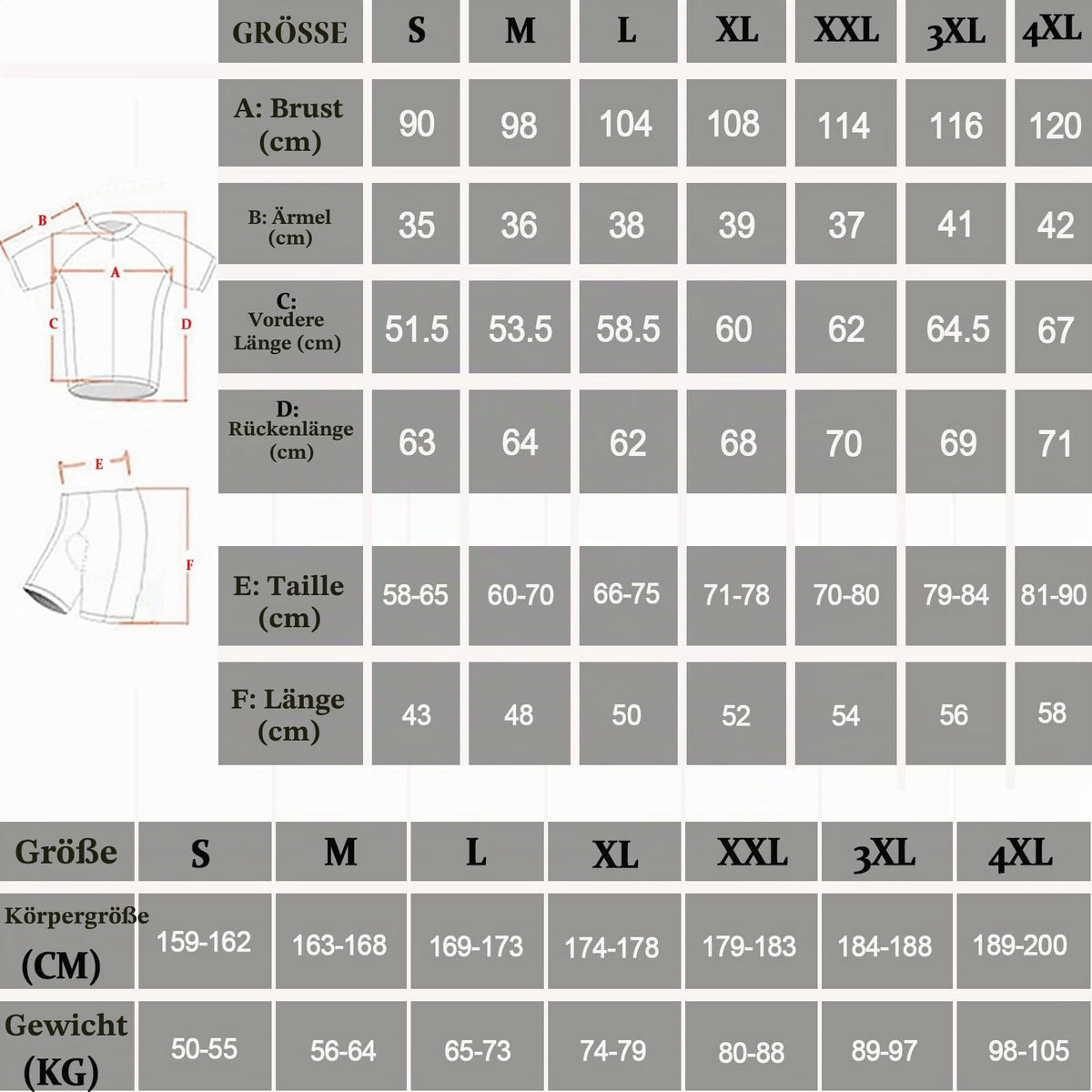 Men's Cycling Clothing Short Sleeve MTB Cycling Suits Cycling Shorts Cycling Jerseys with 3D Gel Padded Shorts
