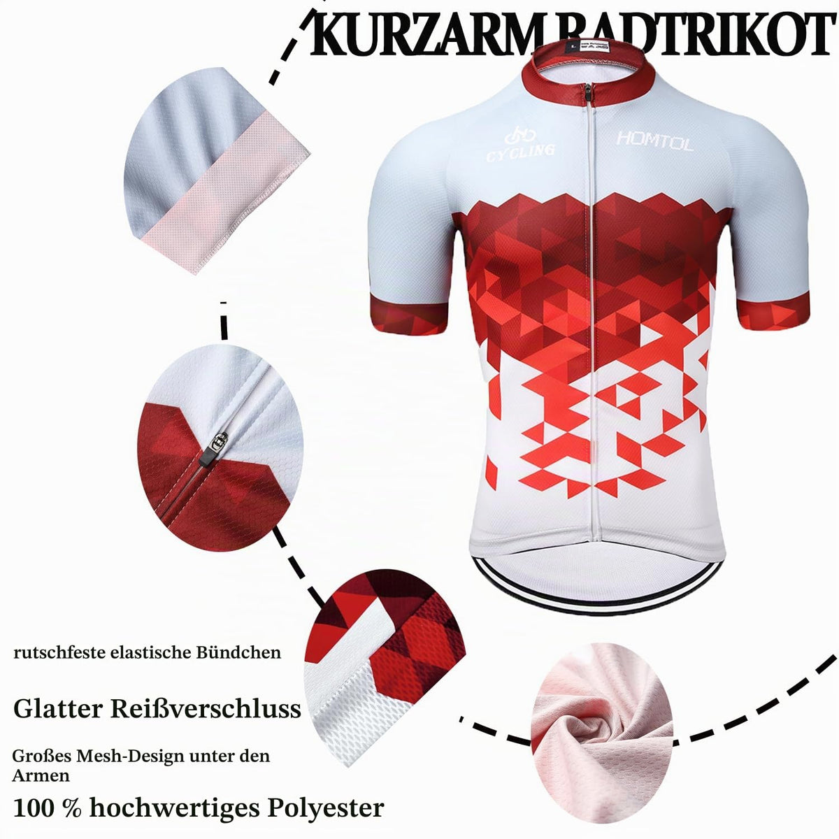 Cycling Jersey Set Men's Long Sleeve Short Sleeve Cycling Clothing Cycling Jersey Triathlon Suit Men's Bicycle Jerseys Breathable Elastic Quick Drying Jersey Cycling MTB