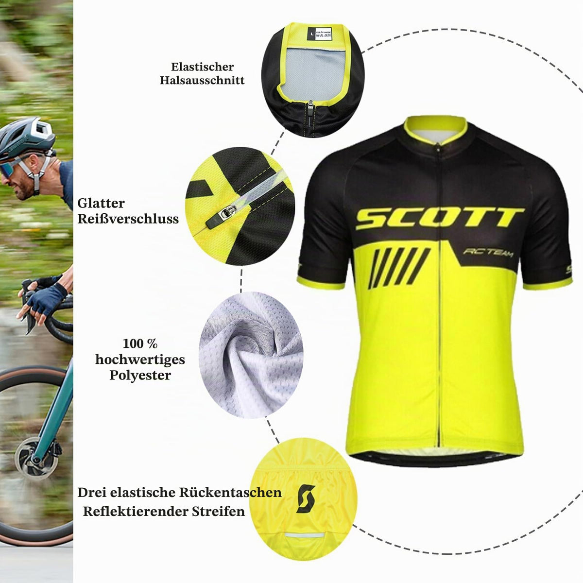 Men's Cycling Clothing Short Sleeve MTB Cycling Suits Cycling Shorts Cycling Jerseys with 3D Gel Padded Shorts