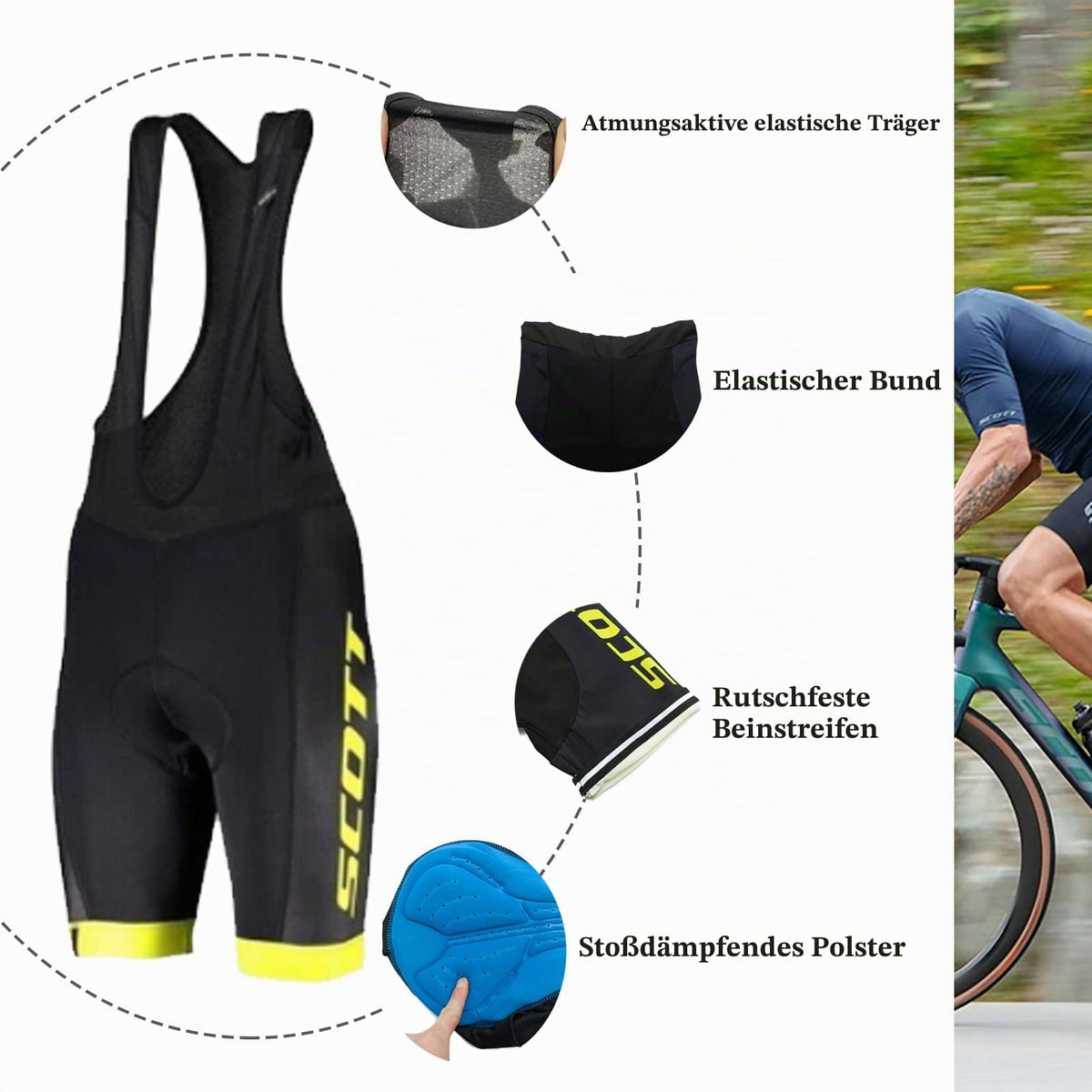 Men's Cycling Clothing Short Sleeve MTB Cycling Suits Cycling Shorts Cycling Jerseys with 3D Gel Padded Shorts