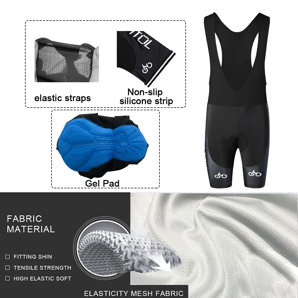 Cycling Jersey Set Men's Long Sleeve Short Sleeve Cycling Clothing Cycling Jersey Triathlon Suit Men's Bicycle Jerseys Breathable Elastic Quick Drying Jersey Cycling MTB