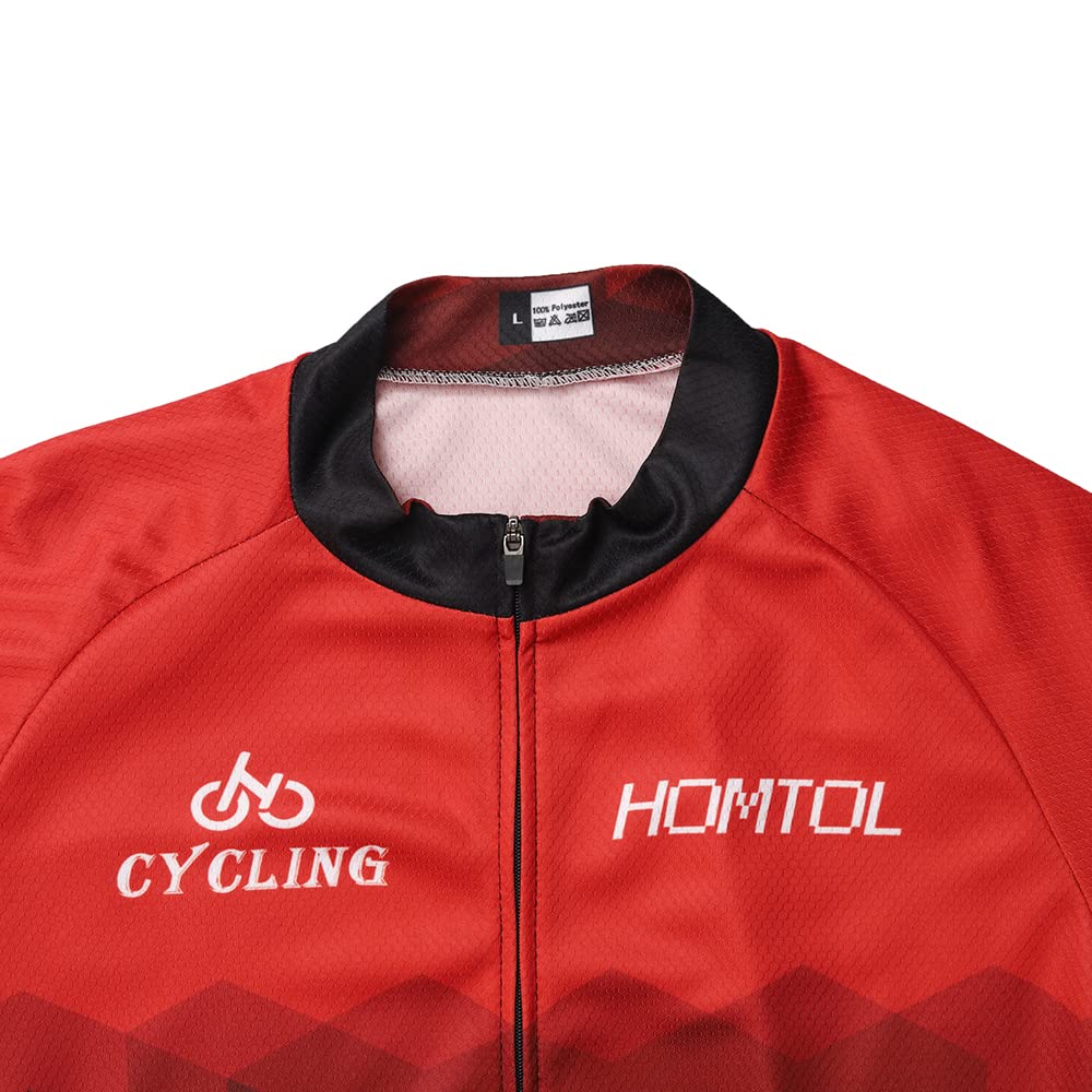 Cycling Jersey Set Men's Long Sleeve Short Sleeve Cycling Clothing Cycling Jersey Triathlon Suit Men's Bicycle Jerseys Breathable Elastic Quick Drying Jersey Cycling MTB