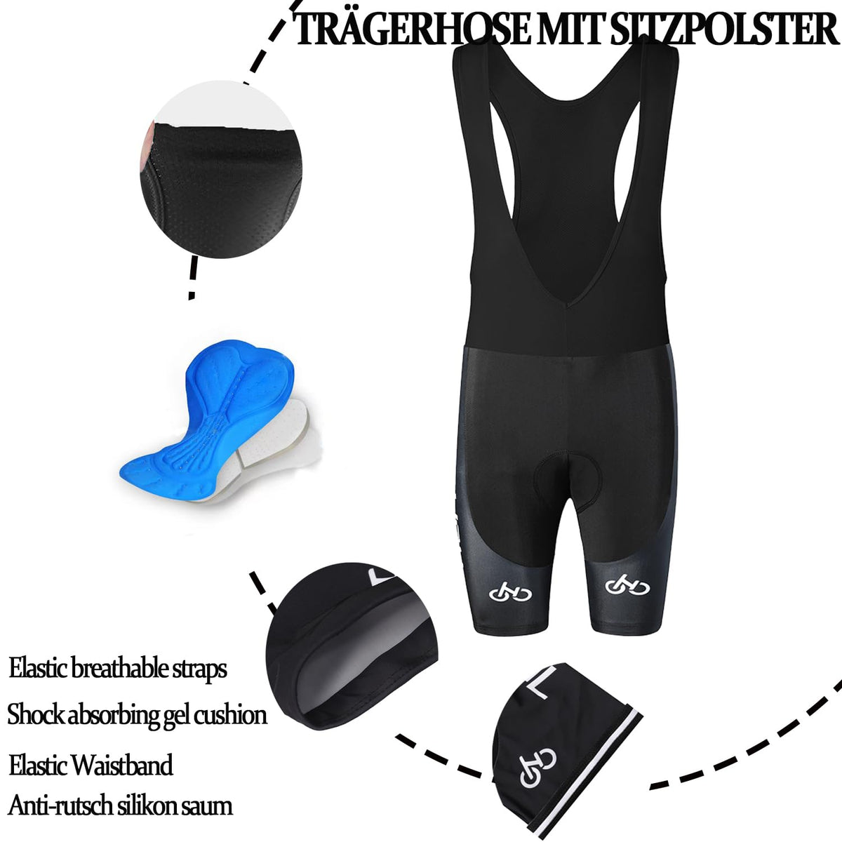 Cycling Jersey Set Men's Long Sleeve Short Sleeve Cycling Clothing Cycling Jersey Triathlon Suit Men's Bicycle Jerseys Breathable Elastic Quick Drying Jersey Cycling MTB